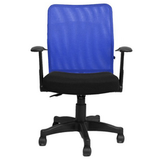 收納王妃 透氣辦公椅 台灣製造 048, 藍