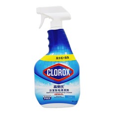 CLOROX 高樂氏浴室除垢清潔劑, 多表面清潔劑, 清潔0死角, 獨特特強凝膠, 887ml, 1瓶