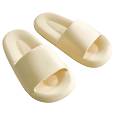 麻糬拖鞋 38~39 奶黃色 室內居家舒適拖鞋