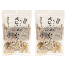 藤澤商事 築地減鹽小魚, 2包, 80g, 減鹽