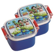 Skater Disney 玩具總動員塑膠樂扣保鮮盒 160ml, 玩具總動員, 2個