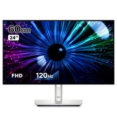 델 FHD 울트라샤프 IPS 120Hz USB-C 허브 모니터, 60cm, U2424HE