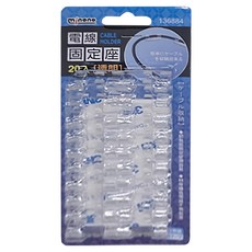 minono 米諾諾 透明電線固定座 20個, 6組, 透明