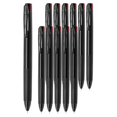 ZEBRA 斑馬牌 SARASA 夾式3色筆 0.5mm, 黑色, 12個