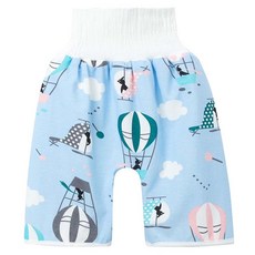 日本 竹纖維隔尿褲/隔尿裙, 藍色, 1組