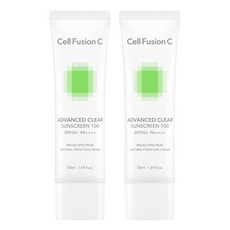 셀퓨전씨 어드밴스드 클리어 썬스크린 100 SPF50+ PA++++, 50ml, 2개