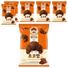 NONGSHIM 農心 麵包部長 可頌造型餅乾巧克力味, 55g, 6包