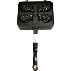 單柄4格不沾鯛魚燒烤盤, 365*180mm, 1個