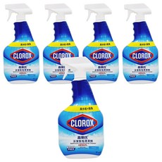 CLOROX 高樂氏浴室除垢清潔劑, 多表面清潔劑, 清潔0死角, 獨特特強凝膠, 887ml, 5瓶