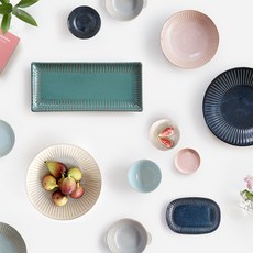 NICOTT 6人用餐盤組 39入, 15種, 混合顏色