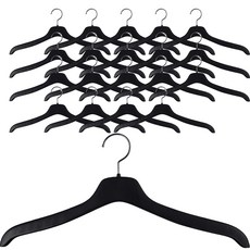 男士襯衫用衣架 L1, 黑色, 20入