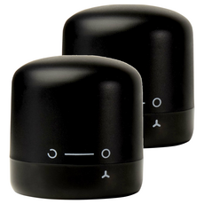 Solar Life 索樂生活 旋轉密封紅酒塞, 黑色, 2個