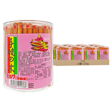 三立 手燒木餅 牛奶味, 220g, 12罐