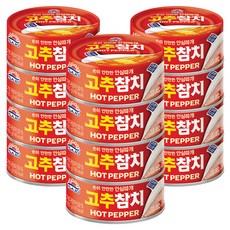사조 고추참치 안심따개, 135g, 12개