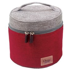 Quasi繽鮮筒型保冷袋 多功能保溫袋 耐用防水材質, 紅色, 1個