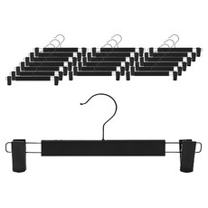 Bropick 防滑夾式褲架, 黑色, 20個
