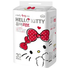 Hello Kitty Pure Love 4 層捲紙衛生紙 20m, 30捲, 1袋