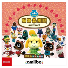 Nintendo 任天堂 amiibo 第4彈 中文版 50個, 橘色 + 綠色 + 紅色 + 藍色, 1盒