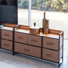 CASAMARU 2層抽屜收納櫃, 棕色, 5個