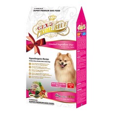 LV PRIME BLUE 藍帶 成犬 低敏 乾飼料, 鴨肉糙米, 6kg, 1袋