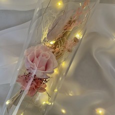 라알레그리아 라알레그리아 LED 유리병 편지지 세트, 러블리핑크 (블루밍), 1세트