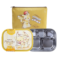 PoKeMoN 寶可夢 5格餐盤餐袋組, 1組