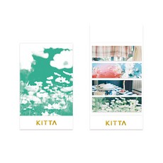 KING JIM HITOTOKI KITTA隨身攜帶和紙膠帶 70.5 x 54mm, KIT006, 1本