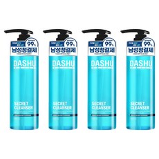 다슈 데일리 비타플렉스 남성청결제, 300ml, 4개