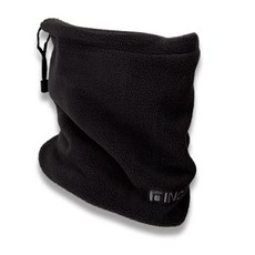 INCONTRO 簡約刷毛高爾夫防寒圍脖, 黑色