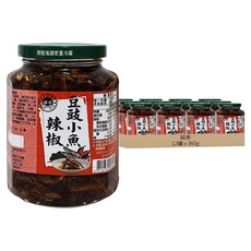 誠泰 豆豉小魚辣椒, 360g, 12罐