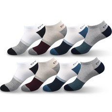 Crocodile 鱷魚 男士百搭運動短襪 8雙組 CD225