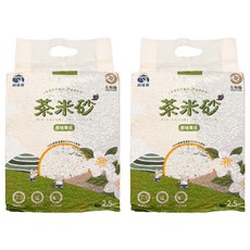 FEED STOREHOUSE 飼糧倉 茶米砂, 2.5kg, 2包, 原味青茶
