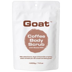澳洲 Goat 台灣公司貨 山羊乳咖啡身體磨砂粉, 200g, 1包