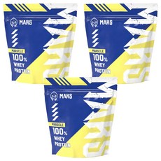 戰神 MARS MARSCLE 濃縮乳清蛋白 草莓起司, 500g, 3袋