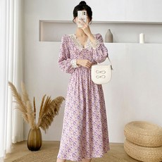 POPLARNC Ergo蕾絲洋裝, 紫羅蘭色