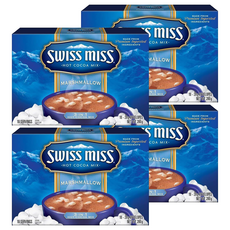 SWISS MISS 牛奶可可粉 棉花糖, 原裝進口 香醇濃郁 冷熱皆宜, 28g, 10包, 4盒