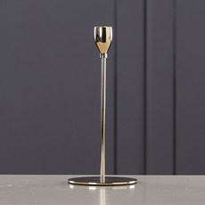Simple & Glow 北歐風家用攝影裝飾感性燭臺 28cm, 金色