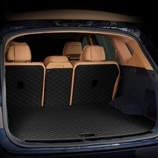 메이튼 차량 순정형 제뉴인 더블 퀼팅 트렁크매트 분리형, 현대 싼타페 MX5 (25년8월~) 7인승, 블랙