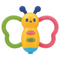 Toyroyal 樂雅 可消毒小蝴蝶吹笛搖鈴, 多色, 1個