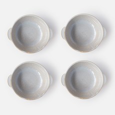 NICOTT 雙耳湯碗, 灰色的, 4個