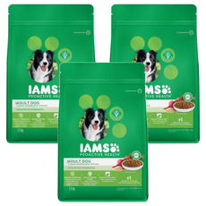 IAMS 愛慕思 健康優活 成犬營養配方乾糧, 雞肉口味, 1.5kg, 3包
