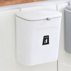 Nature Living Modern Daily 新款掛式廚餘桶, 白色, 1個