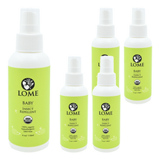 大地之愛 USDA有機嬰兒防蚊液, 100%有機, 不含化學DEET成分, 美國進口, 118ml, 5瓶