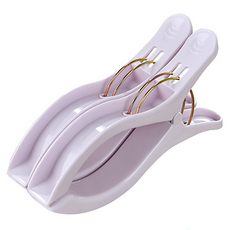 Kipopo 強力曬衣夾 特大, 粉紅色, 2個