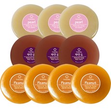 Probubbly 肥皂 花生芽 110g*4入+珍珠 110g*3入+白蓮草 110g*3入組, 1.1kg, 1組
