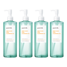 point&. 深層清潔毛孔卸妝油, 490ml, 4瓶