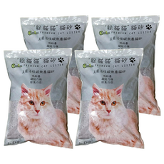 躲貓貓 美國活性碳無塵貓砂, 凝結迅速 嚴選高品質砂粒 天然活性碳抗菌除臭能力佳, 5.5kg, 4袋, 無添加香料