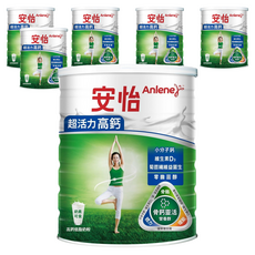 Anlene 安怡 活力高鈣低脂奶粉, 1.5kg, 6罐
