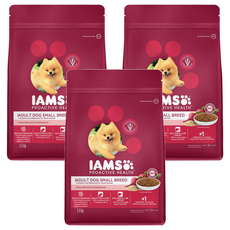 IAMS 愛慕思 健康優活 小型成犬營養配方乾糧, 雞肉口味, 1.5kg, 3袋