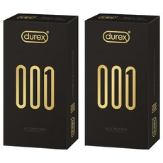 Durex杜蕾斯 001水性聚氨酯標準裝保險套, 6個, 2盒